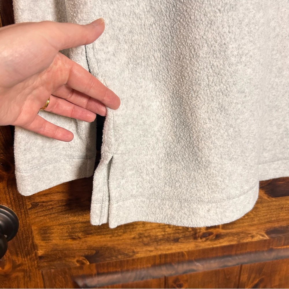 Haven Well Within Comfort Fleece Funnel Neck Pullover Cottonblend Sweater Size M - Picture 4 of 5